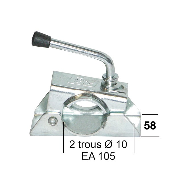 Roue Jockey sans Bride 48 MM Roue 200 MM référence fournisseur 31157130